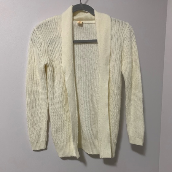 Girls Harper Canyon White Knit Cardigan Size Large - Picture 2 of 5